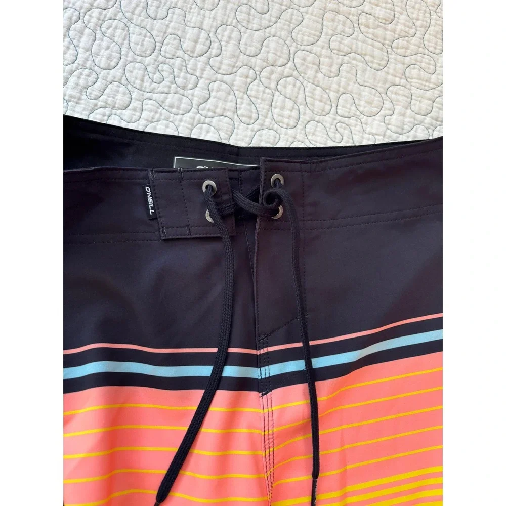 O'Neill Mens Hyperdry Board Shorts Size 30 Striped 21